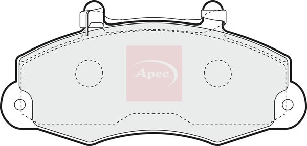 Apec PAD1105 Brake Pad Set, disc brake - 1