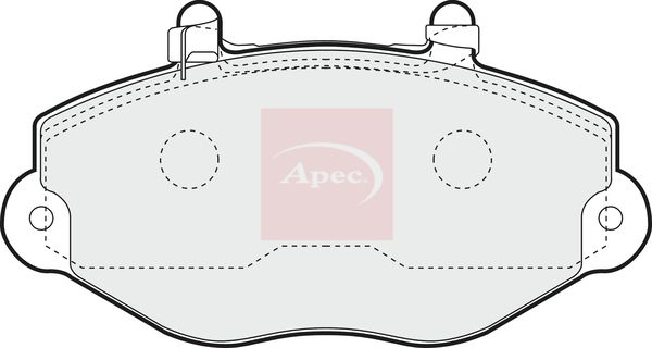 Apec PAD1106 Brake Pad Set, disc brake - 1