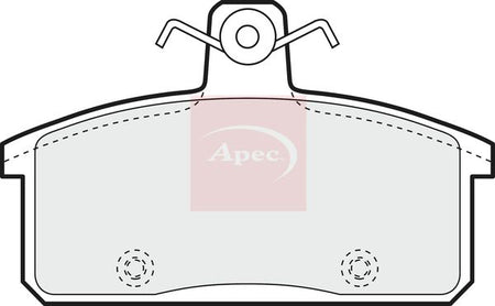 Apec PAD1108 Brake Pad Set, disc brake - 1