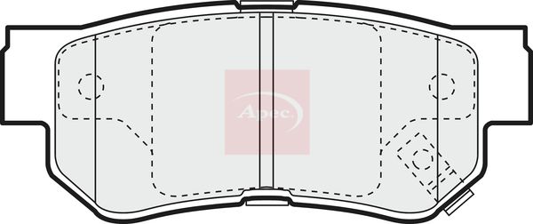 Apec PAD1121 Brake Pad Set, disc brake - 1