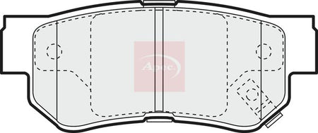 Apec PAD1121 Brake Pad Set, disc brake - 1