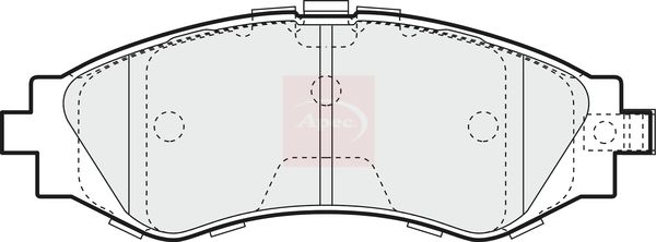 Apec PAD1122 Brake Pad Set, disc brake - 1