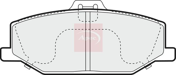 Apec PAD1123 Brake Pad Set, disc brake - 1