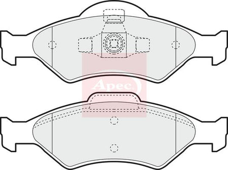 Apec PAD1125 Brake Pad Set, disc brake - 1