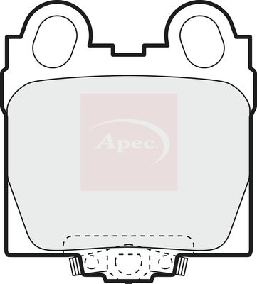 Apec PAD1126 Brake Pad Set, disc brake - 1