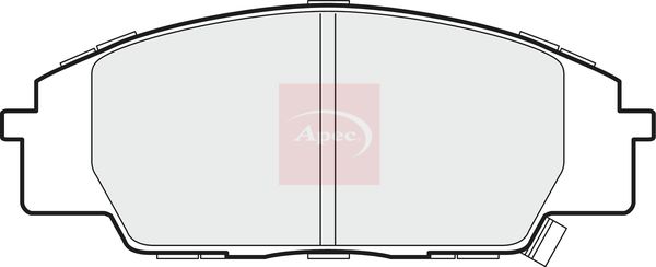 Apec PAD1128 Brake Pad Set, disc brake - 1