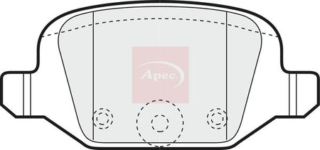 Apec PAD1130 Brake Pad Set, disc brake - 1