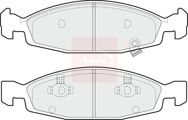 Apec PAD1131 Brake Pad Set, disc brake - 1