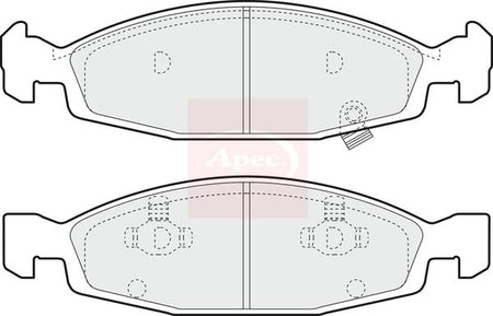 Apec PAD1131 Brake Pad Set, disc brake - 1