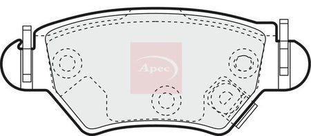 Apec PAD1133 Brake Pad Set, disc brake - 1