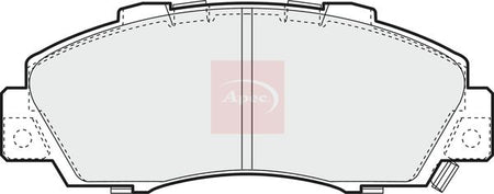 Apec PAD1136 Brake Pad Set, disc brake - 1