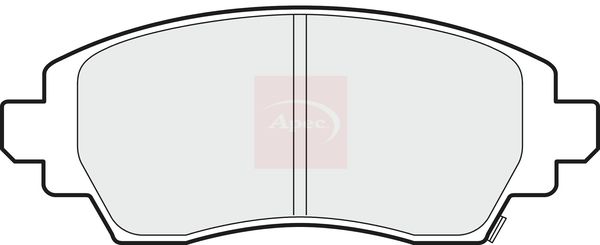 Apec PAD1137 Brake Pad Set, disc brake - 1