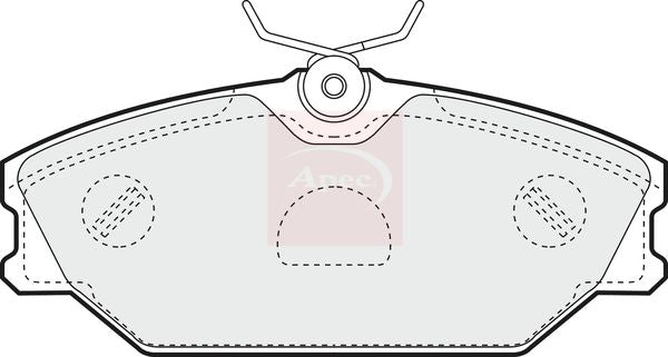Apec PAD1141 Brake Pad Set, disc brake - 1