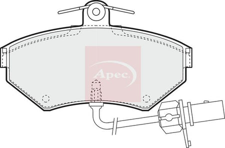 Apec PAD1152 Brake Pad Set, disc brake - 1