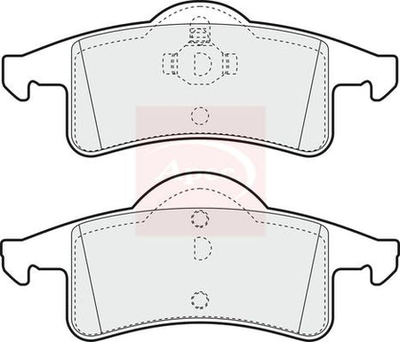 Apec PAD1154 Brake Pad Set, disc brake - 1