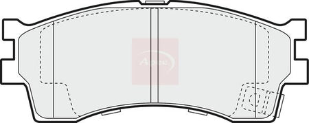 Apec PAD1160 Brake Pad Set, disc brake - 1