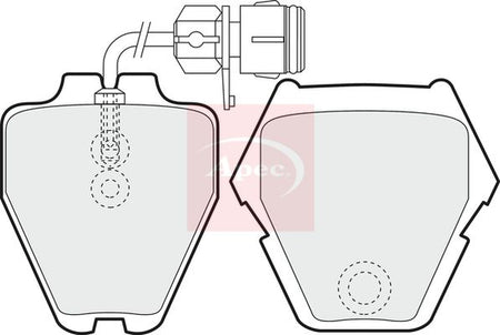 Apec PAD1161 Brake Pad Set, disc brake - 1
