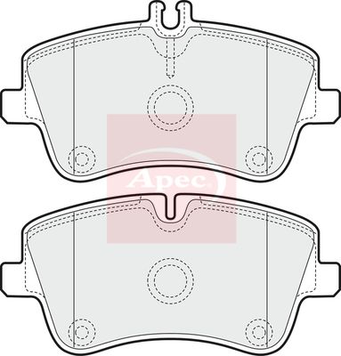 Apec PAD1166 Brake Pad Set, disc brake - 1