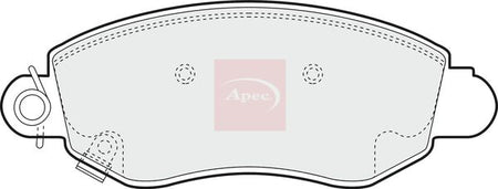 Apec PAD1167 Brake Pad Set, disc brake - 1