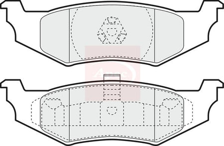 Apec PAD1169 Brake Pad Set, disc brake - 1