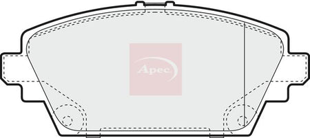 Apec PAD1170 Brake Pad Set, disc brake - 1