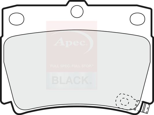 Apec PAD1172B Brake Pad Set, disc brake - 1