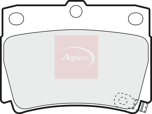 Apec PAD1172 Brake Pad Set, disc brake - 1