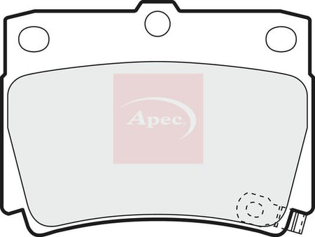 Apec PAD1172 Brake Pad Set, disc brake - 1