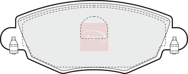Apec PAD1174 Brake Pad Set, disc brake - 1
