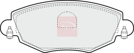 Apec PAD1174 Brake Pad Set, disc brake - 1