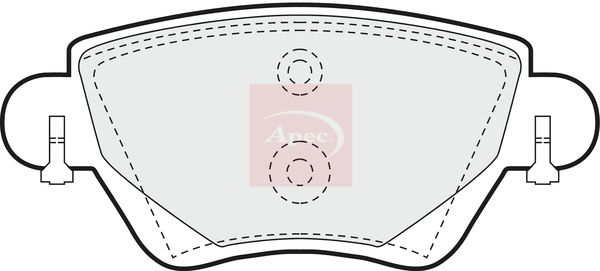Apec PAD1175 Brake Pad Set, disc brake - 1