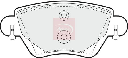 Apec PAD1175 Brake Pad Set, disc brake - 1