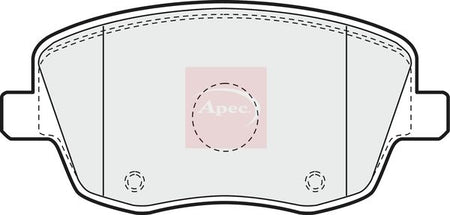 Apec PAD1178 Brake Pad Set, disc brake - 1