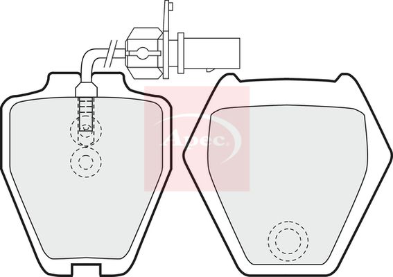 Apec PAD1179 Brake Pad Set, disc brake - 1