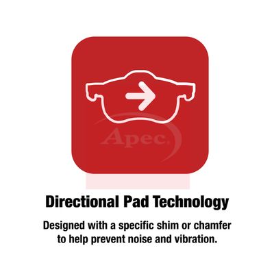 Apec PAD1182 Brake Pad Set, disc brake - 2