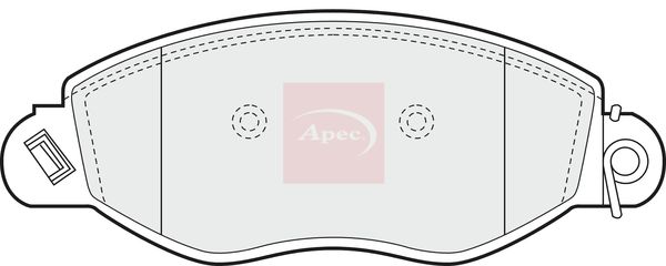 Apec PAD1183 Brake Pad Set, disc brake - 1