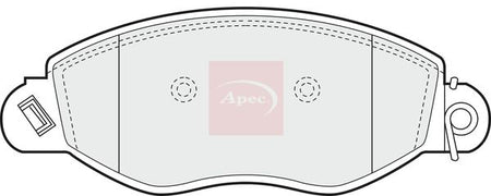 Apec PAD1183 Brake Pad Set, disc brake - 1