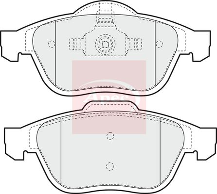 Apec PAD1186 Brake Pad Set, disc brake - 1