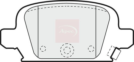 Apec PAD1189 Brake Pad Set, disc brake - 1