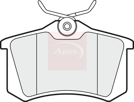 Apec PAD1190 Brake Pad Set, disc brake - 1