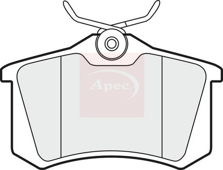 Apec PAD1190 Brake Pad Set, disc brake - 1