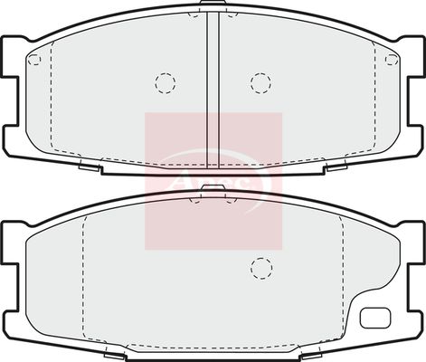 Apec PAD1192 Brake Pad Set, disc brake - 1