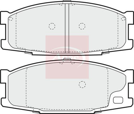 Apec PAD1192 Brake Pad Set, disc brake - 1