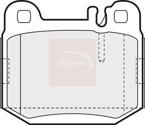 Apec PAD1193 Brake Pad Set, disc brake - 1