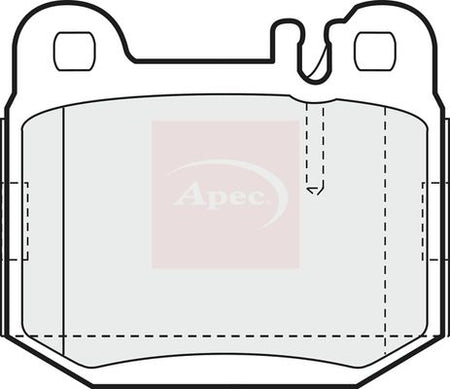 Apec PAD1193 Brake Pad Set, disc brake - 1