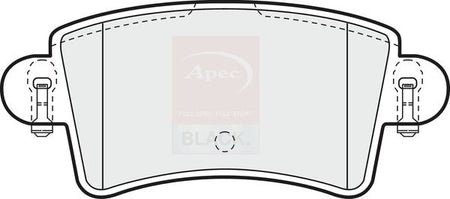 Apec PAD1197B Brake Pad Set, disc brake - 1