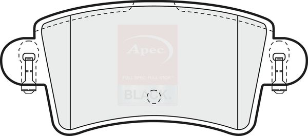 Apec PAD1197B Brake Pad Set, disc brake - 1