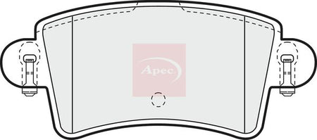 Apec PAD1197 Brake Pad Set, disc brake - 1