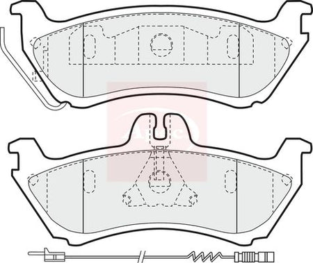 Apec PAD1199 Brake Pad Set, disc brake - 1