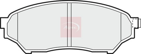 Apec PAD1201 Brake Pad Set, disc brake - 1